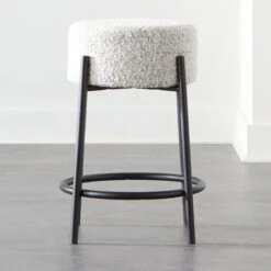 Peg Upholstered Counter Stool