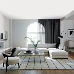 Piazza 4-Piece Modular White Linen Sectional Sofa -Cb2 Piazza4PieceModularFB21 1x1