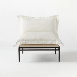 Plush Pillow Ivory White Lounge Chair 11 Plush Pillow Ivory White Lounge Chair -Cb2 PillowLoungeChairSOSSS21