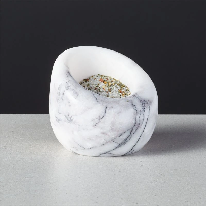 Pinch Marble Salt Cellar 4 Pinch Marble Salt Cellar - Image 2