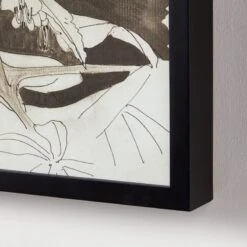 'Plant Study (Nettle)' Framed Reproduction By Carel Adolph Lion Cachet 18''x22'' -Cb2 PlantStudyNettle18x22inAV2SHF22