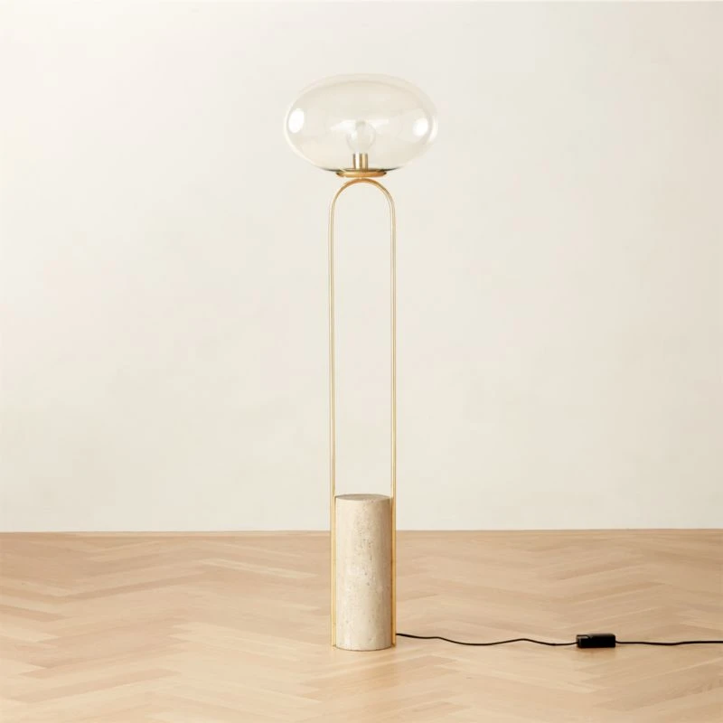 Polo Travertine Floor Lamp 3 Polo Travertine Floor Lamp
