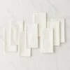 Poplin Ivory Cloth Napkins Set Of 8 -Cb2 PoplinOffWhiteNapkinS8SHF23