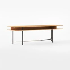 Portofino Cerused White Oak Wood Desk 19 Portofino Cerused White Oak Wood Desk -Cb2 PortofinoCerusedOakDesk3QBSSF22