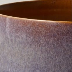 Prado Blue Serving Bowl With Reactive Glaze -Cb2 PradoReactiveServingBowlAVSHF23