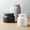 3-Piece Prep Canister Set -Cb2 PrepCanistersS3SHF17