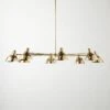 Presley Polished Brass Chandelier