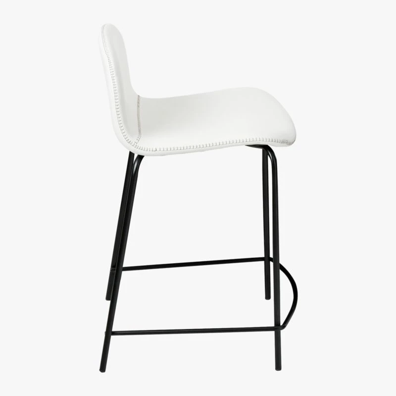 Primitivo White Counter Stool 6 Primitivo White Counter Stool - Image 4