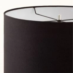 Prix Leather And Polished Nickel Floor Lamp 9 Prix Leather And Polished Nickel Floor Lamp -Cb2 PrixBlkLthrFloorLampAV2SHS23