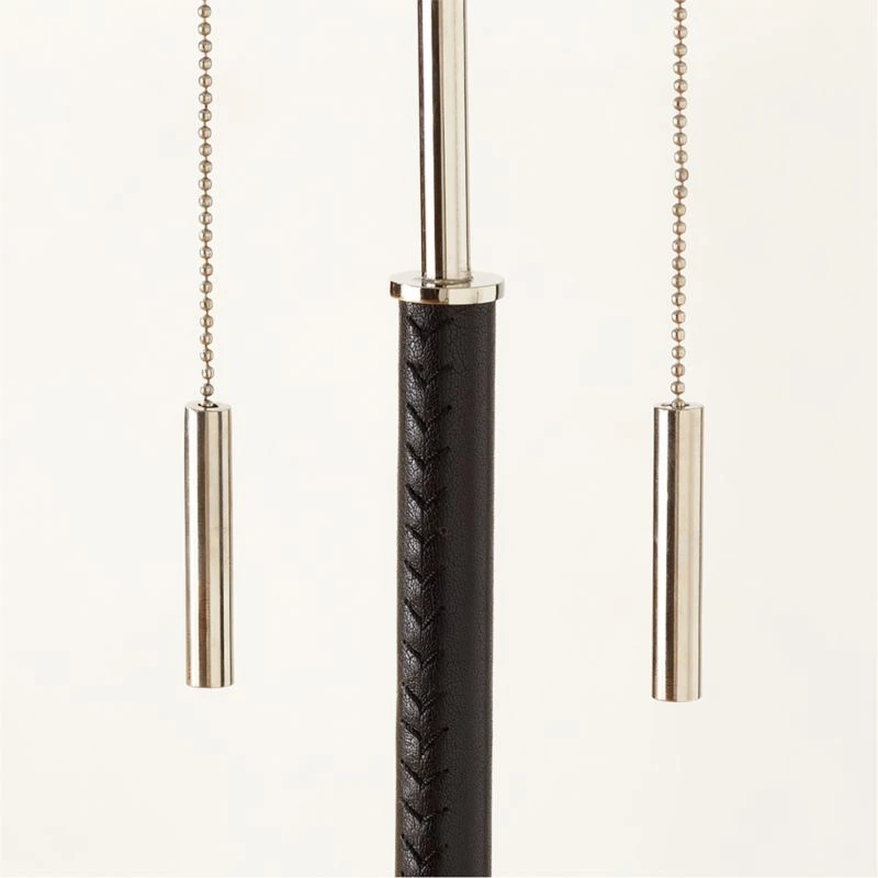 Prix Leather And Polished Nickel Floor Lamp 5 Prix Leather And Polished Nickel Floor Lamp - Image 3