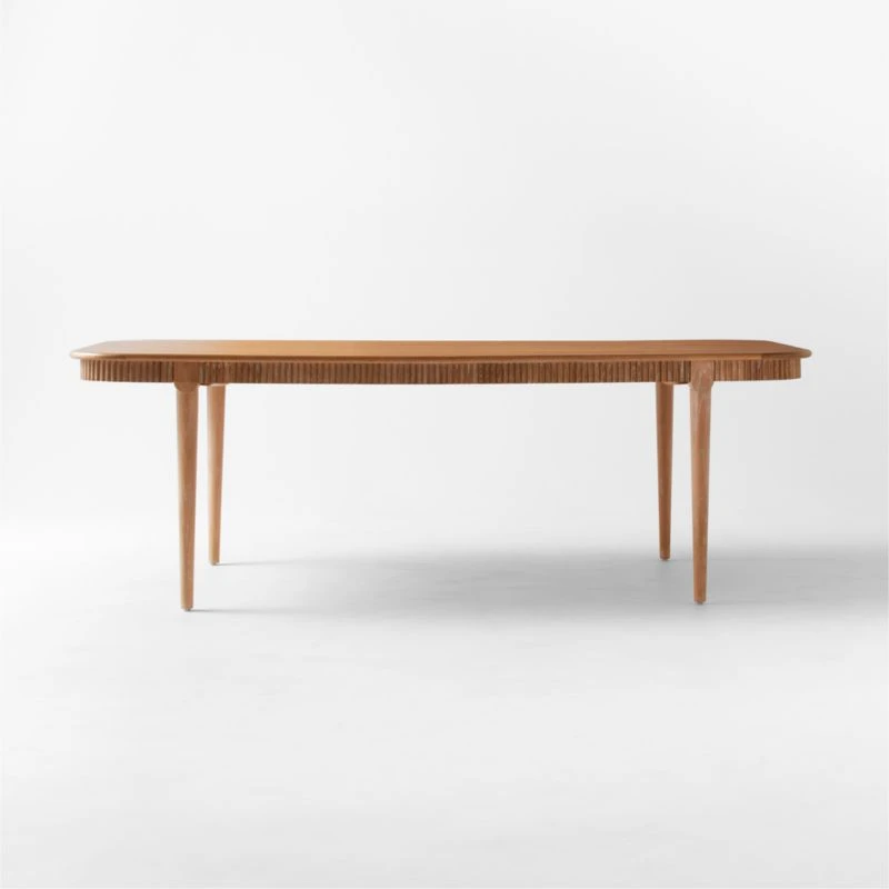 Providence 90" Rectangular Cerused Oak Dining Table 5 Providence 90" Rectangular Cerused Oak Dining Table - Image 3