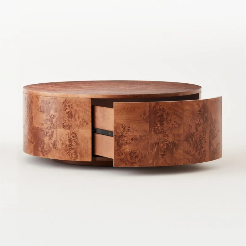 Burl Rotating Coffee Table 9 Burl Rotating Coffee Table - Image 7