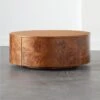 Burl Rotating Coffee Table -Cb2 PurlBrlwdStrgCoffeeTblSHS21 1x1