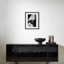 'Queen Latifah, 1991' Photographic Print In Black Frame 17.75"x21.75" -Cb2 QLatifahBk17p75x21p75SHF23 3D