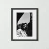 'Queen Latifah, 1991' Photographic Print In Black Frame 17.75"x21.75" -Cb2 QLatifahBk17p75x21p75SSF23 3D