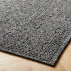 Raumont Hand-Knotted Grey Geometric Area Rug 5'x8' -Cb2 RaumontHdKntdGryRug8x10AVSHS22