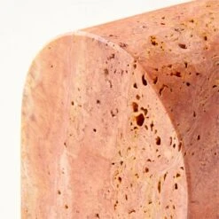 Red Travertine Arched Bookend 9 Red Travertine Arched Bookend -Cb2 RedTrvrtnArchBookendAVSHS23