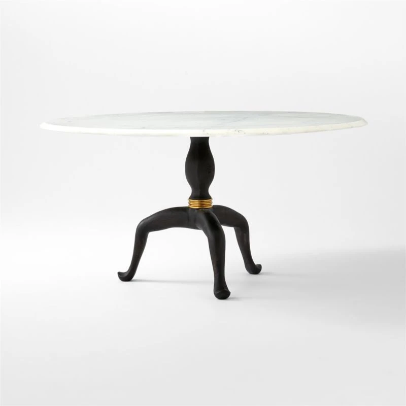 Reign Large Round Marble Dining Table 5 Reign Large Round Marble Dining Table - Image 3