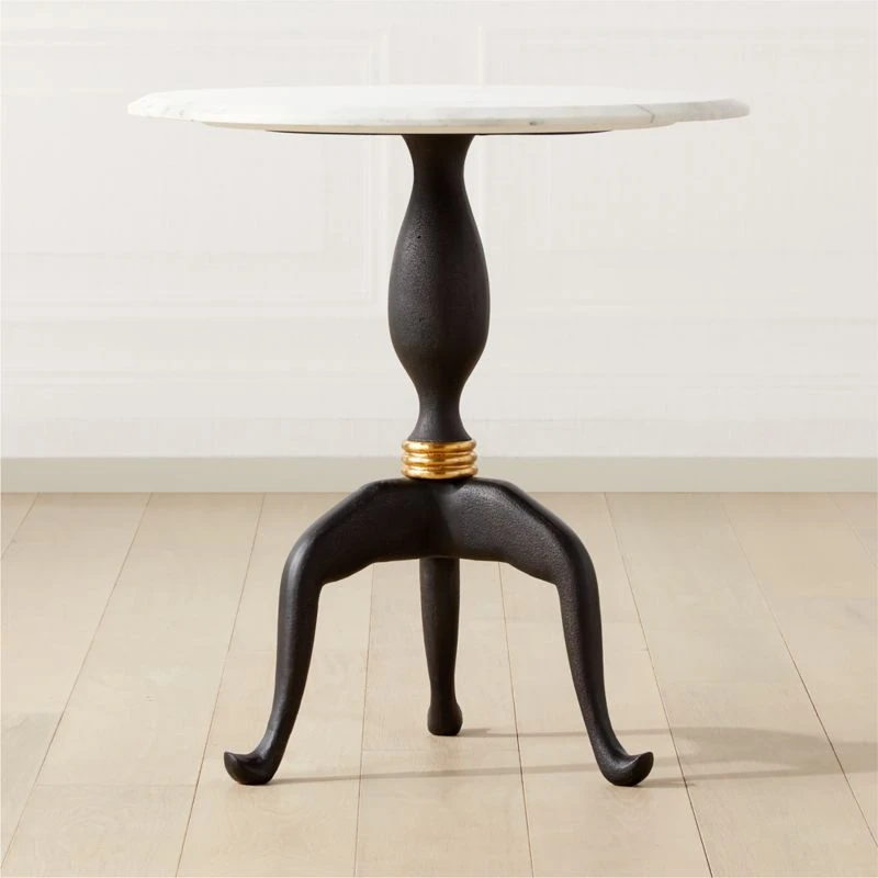 Reign Small Round Marble Dining Table 3 Reign Small Round Marble Dining Table