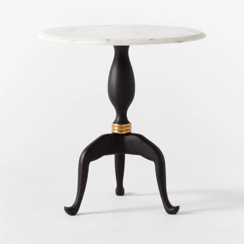 Reign Small Round Marble Dining Table 5 Reign Small Round Marble Dining Table - Image 3