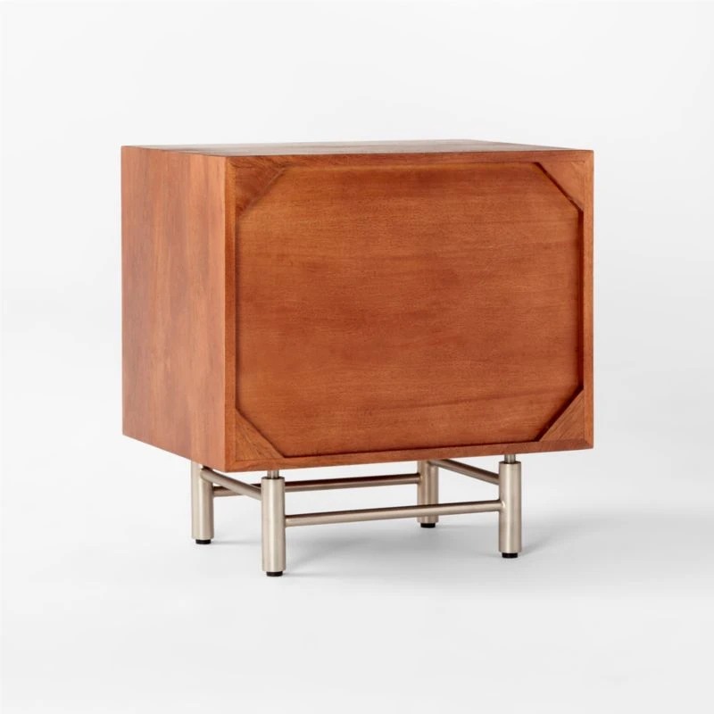 Renwick 2-Drawer Mango Wood Nightstand 8 Renwick 2-Drawer Mango Wood Nightstand - Image 6