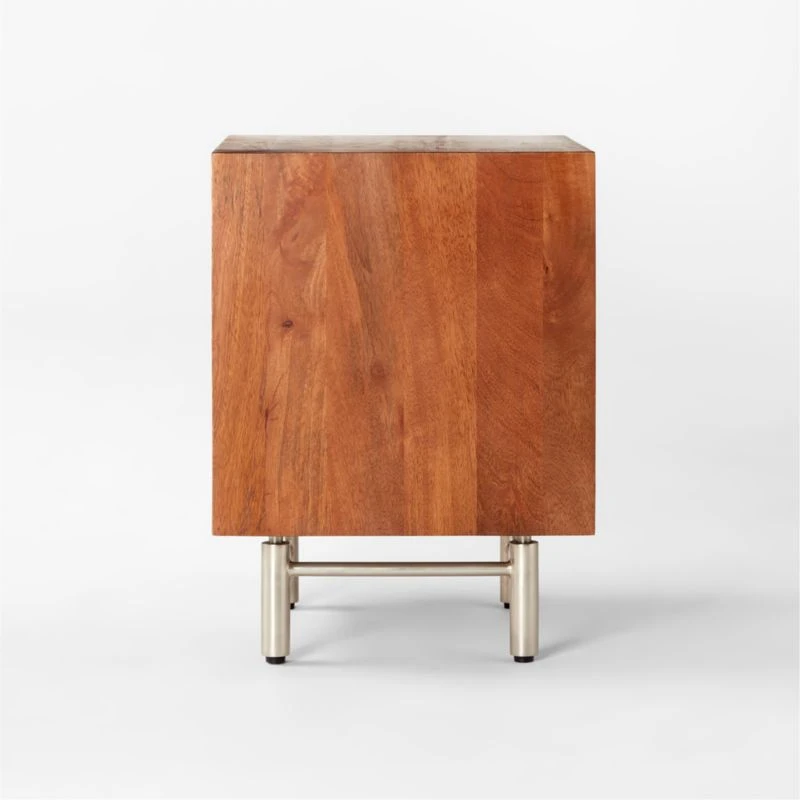 Renwick 2-Drawer Mango Wood Nightstand 7 Renwick 2-Drawer Mango Wood Nightstand - Image 5