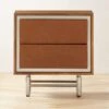 Renwick 2-Drawer Mango Wood Nightstand -Cb2 RenwickNightstandSHF22