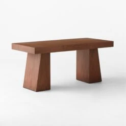 Ridge Cerused Acacia Wood Desk With Drawer -Cb2 RidgeCrsdAcaciaDesk3QSSS23