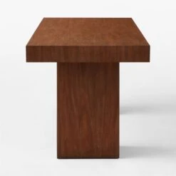 Ridge Cerused Acacia Wood Desk With Drawer -Cb2 RidgeCrsdAcaciaDeskSDSSS23