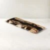 Ring Rectangular Petrified Wood And Resin Serving Platter -Cb2 RingPtrfdWdNRsnRectSrvrSHF23
