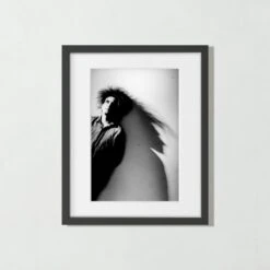 'Robert Smith Silhouette' Photographic Print In Black Frame 17.75''x21.75''