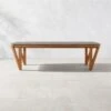 Roc Bluestone And Teak Outdoor Dining Table -Cb2 RocDiningTableSHS23