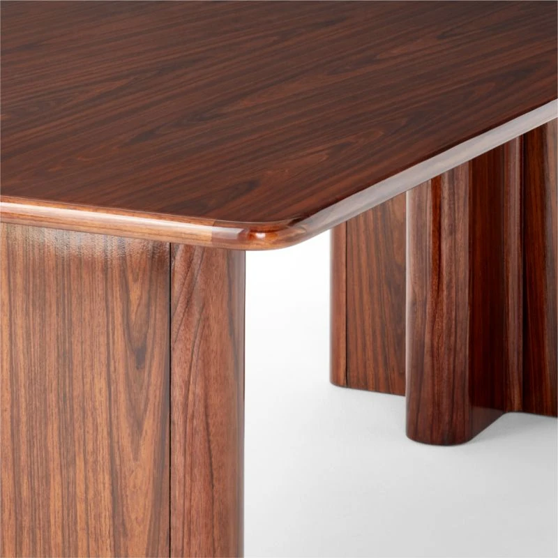 Royce Dark Wood Dining Table 9 Royce Dark Wood Dining Table - Image 7