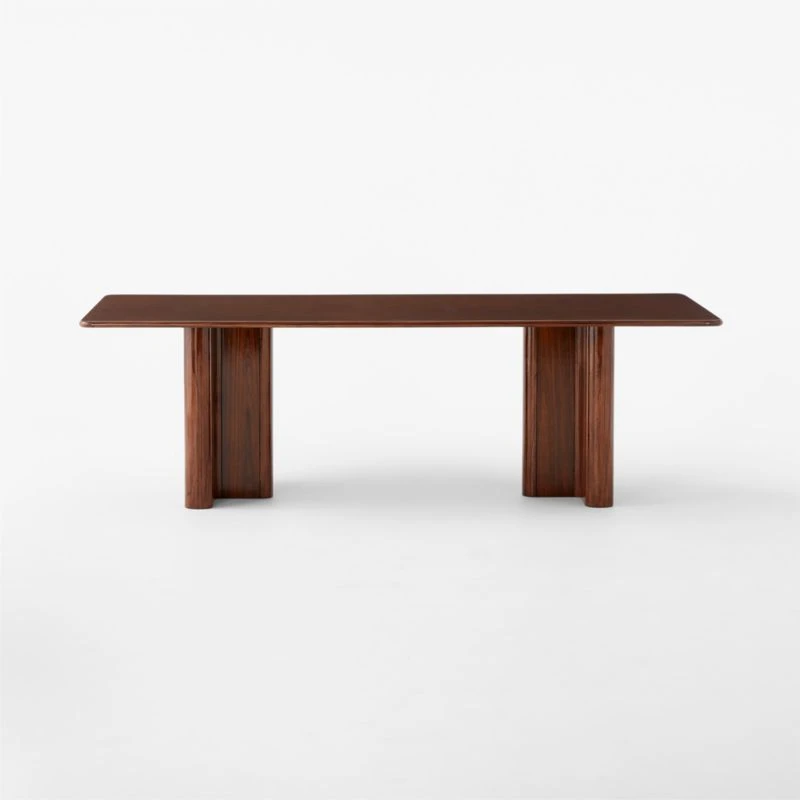 Royce Dark Wood Dining Table 6 Royce Dark Wood Dining Table - Image 4