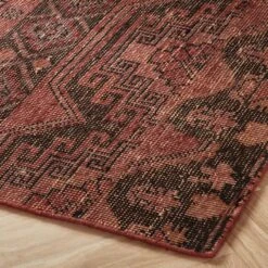 Rubie Handknotted Area Rug 5'x8' 9 Rubie Handknotted Area Rug 5'x8' -Cb2 RubieHandknottedRug5X8ROS20
