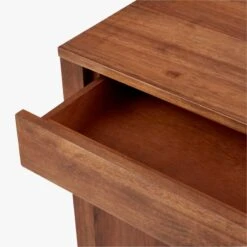 Runway 2-Drawer Acacia Wood Desk 15 Runway 2-Drawer Acacia Wood Desk -Cb2 RunwayAcaciaDeskAVS18