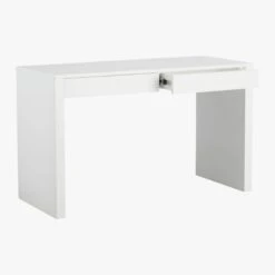 Runway 2-Drawer White Lacquered Wood Desk 14 Runway 2-Drawer White Lacquered Wood Desk -Cb2 RunwayDesk3QAVF15