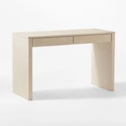 Runway 2-Drawer Lacquered Grasscloth Desk -Cb2 RunwayLcqrdGrssClthDesk3QSSF21