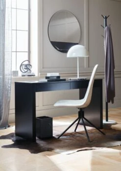 Boulevard Black And Marble Coat Rack -Cb2 RunwayMatteBlackDeskJN19