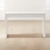 Runway 2-Drawer White Lacquered Wood Desk -Cb2 RunwayWhiteLacquerDeskSHS21 1x1