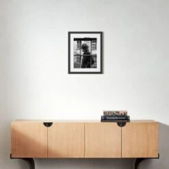 'Bob Dylan, 1966' Photographic Print In Black Frame 17.5"x21.5" 10 'Bob Dylan, 1966' Photographic Print In Black Frame 17.5"x21.5" -Cb2 SEBobDylanBlk17p5x21p5S22 3D