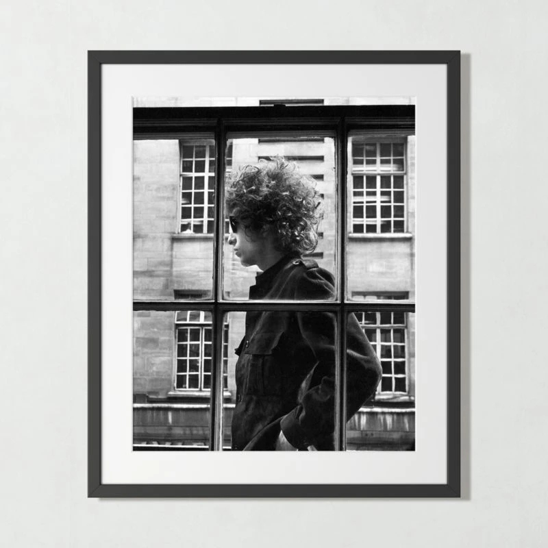 'Bob Dylan, 1966' Photographic Print In Black Frame 17.5"x21.5" 4 'Bob Dylan, 1966' Photographic Print In Black Frame 17.5"x21.5" - Image 2