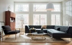 Shorn Camel Brown Sheepskin Fur Throw Pillow With Down-Alternative Insert 18" -Cb2 SavileBlackLeatherTuftedSectionalJL19