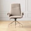 Saviti Bone Velvet Office Chair 2 Saviti Bone Velvet Office Chair -Cb2 SavitiChairSHF21