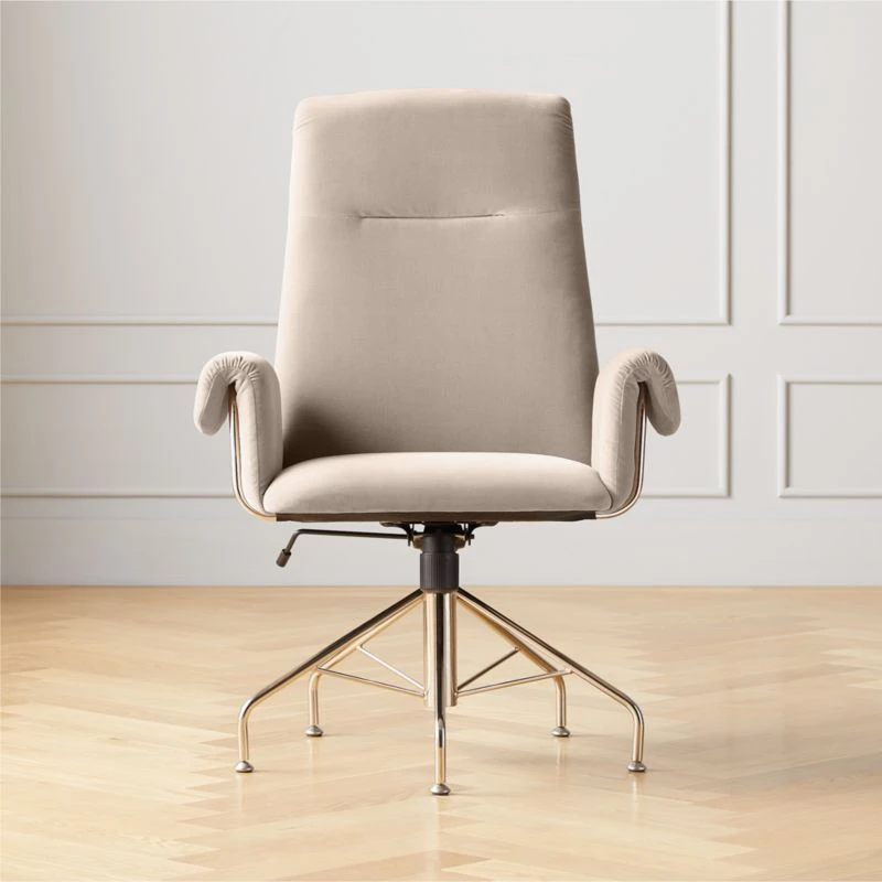 Saviti Bone Velvet Office Chair 3 Saviti Bone Velvet Office Chair