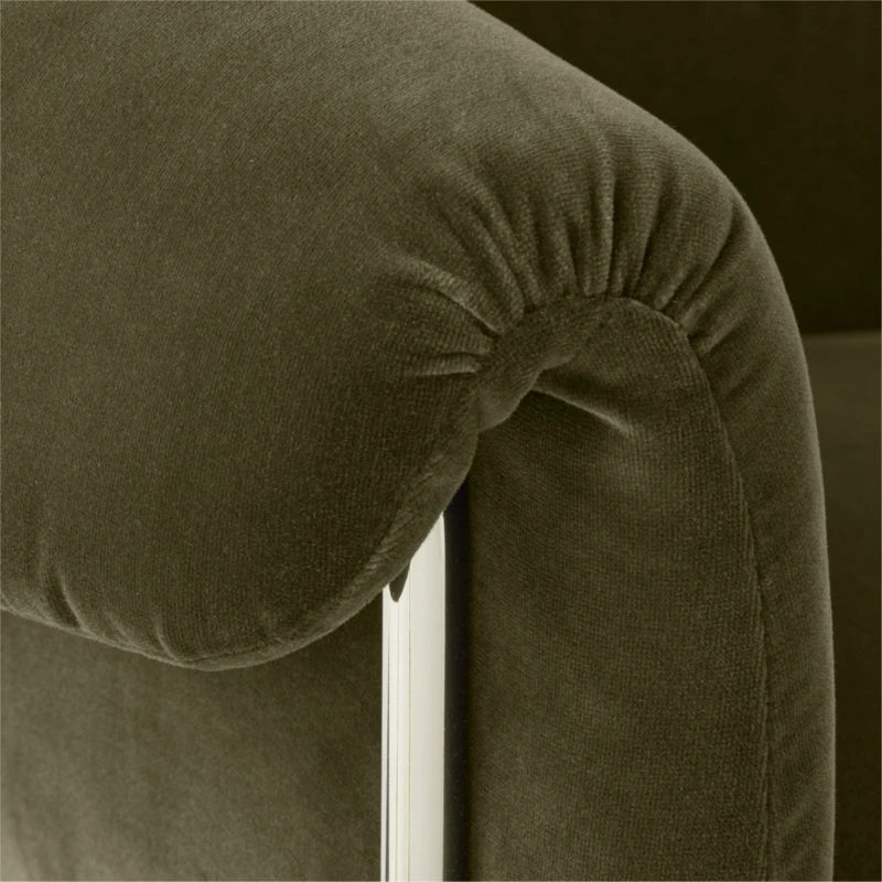 Saviti Olive Velvet Office Chair 8 Saviti Olive Velvet Office Chair - Image 6