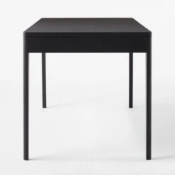 Scuro 2-Drawer Black Oak Wood Desk 15 Scuro 2-Drawer Black Oak Wood Desk -Cb2 ScuroDeskSDSSS22