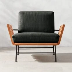 Seahaven Outdoor Lounge Chair Cover 9 Seahaven Outdoor Lounge Chair Cover -Cb2 SeahavenCoalLoungeChairSHS22