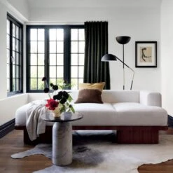 Grey Cowhide Area Rug 5'x8' -Cb2 SerafinSnowDaybedJL21 1x1 1