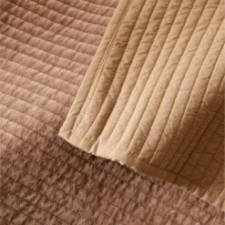 Shadow Toffee Velvet Quilt And Shams -Cb2 ShadowVlvtTffFQQuiltAVSHS22